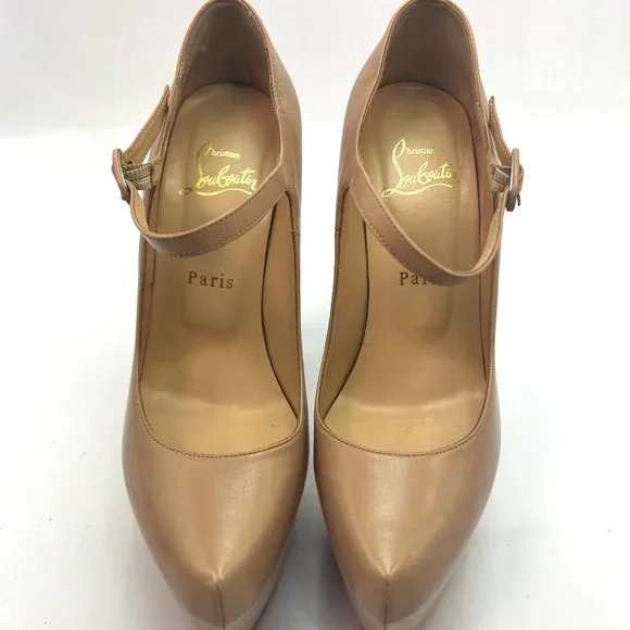 🌷❤️🔥FINAL SALE 🔥 FINAL PRICE🌷💥Christian Louboutin Lady Daf 160 Heels 37 - Picture 4 of 9